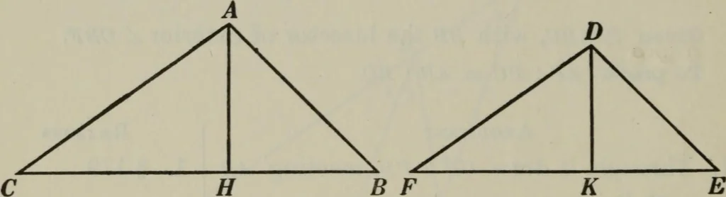 An illustration from Plane and solid geometry, 1912, leaf 197