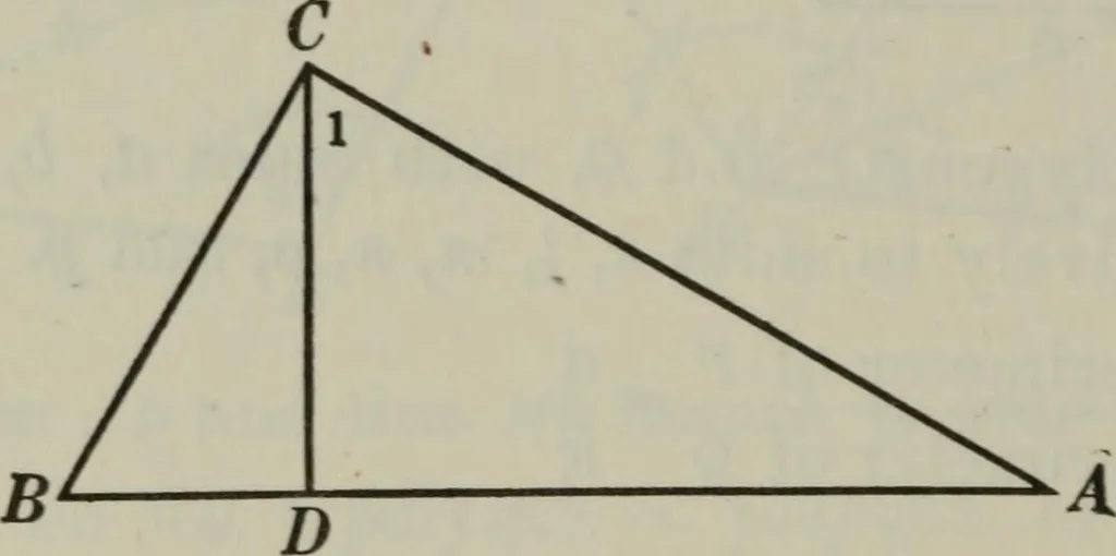 An illustration from Plane and solid geometry, 1912, leaf 203