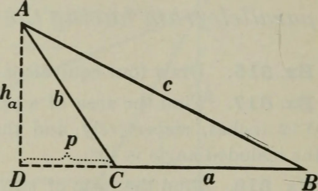 An illustration from Plane and solid geometry, 1912, leaf 231