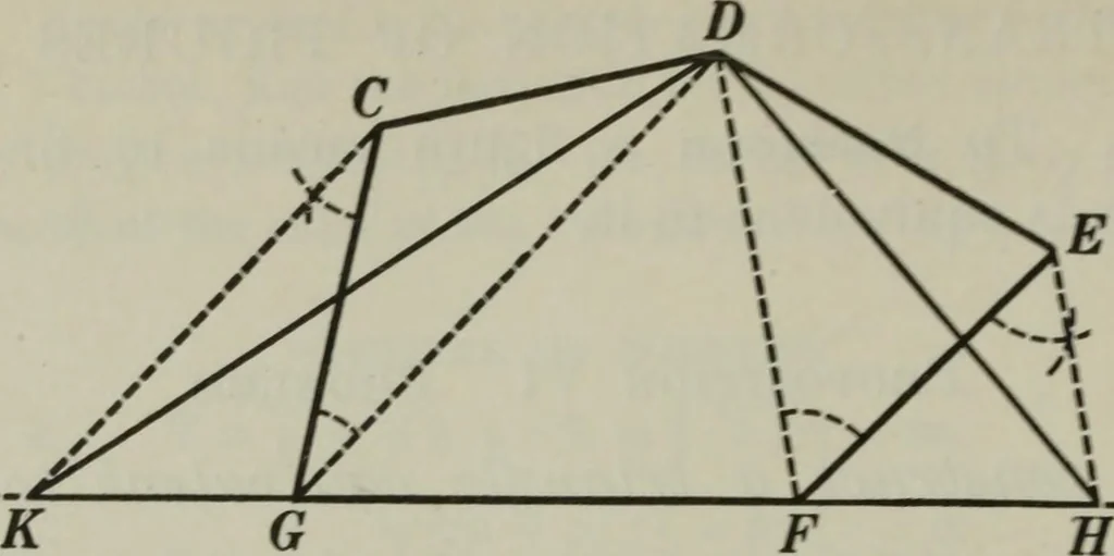 An illustration from Plane and solid geometry, 1912, leaf 233