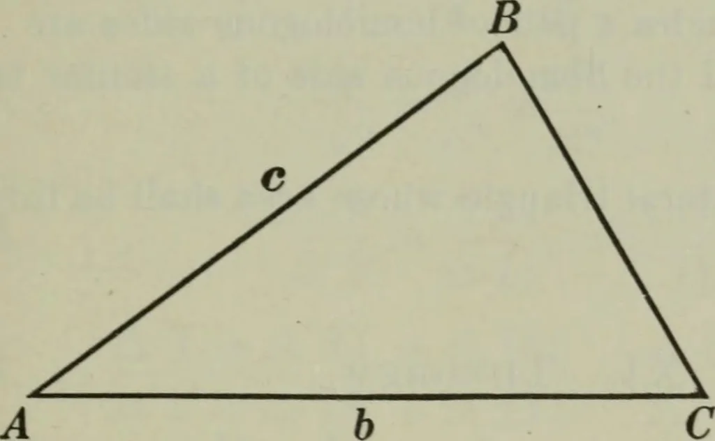 An illustration from Plane and solid geometry, 1912, leaf 240