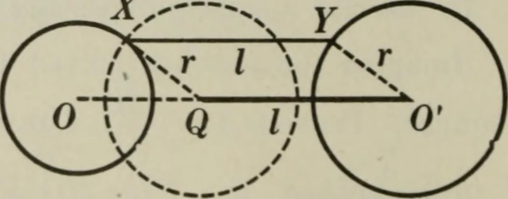 An illustration from Plane and solid geometry, 1912, leaf 255