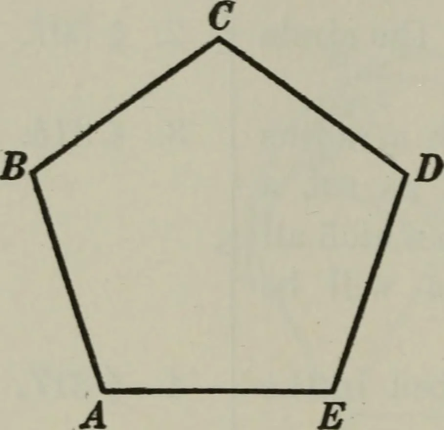 An illustration from Plane and solid geometry, 1912, leaf 267