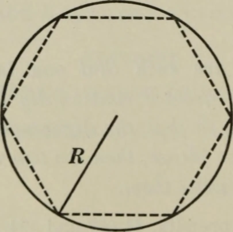 An illustration from Plane and solid geometry, 1912, leaf 275