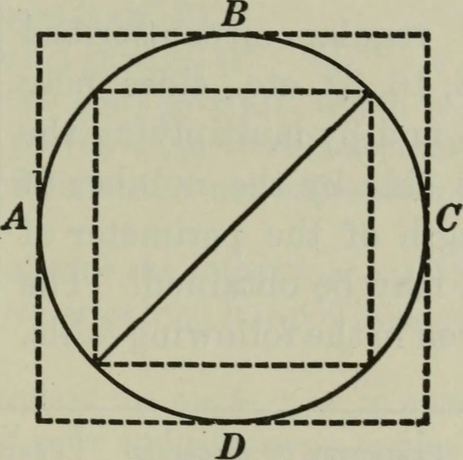 An illustration from Plane and solid geometry, 1912, leaf 282