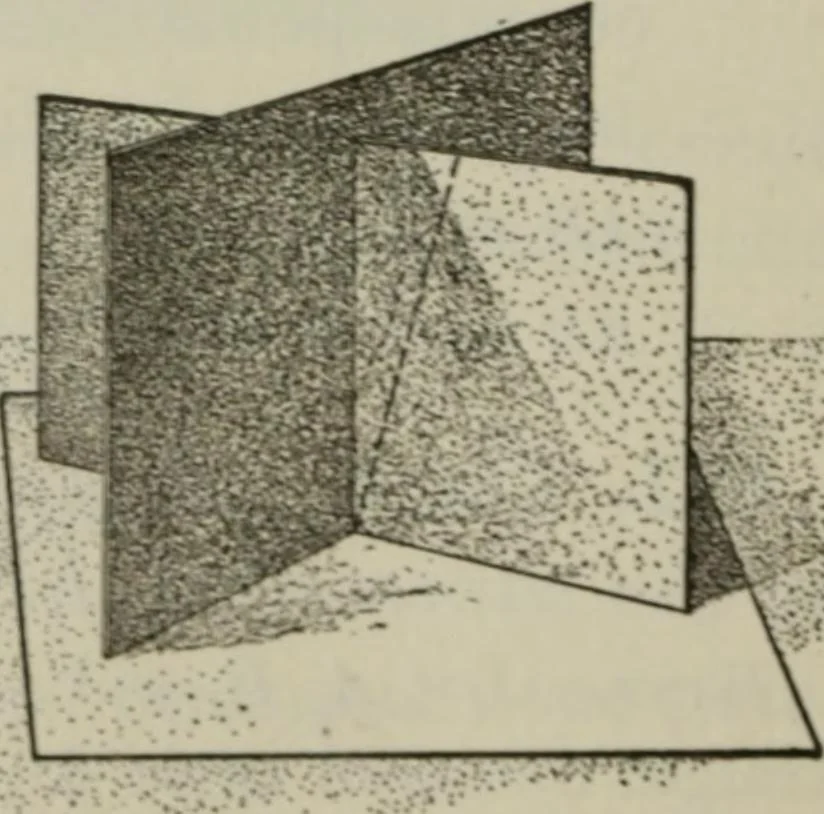 An illustration from Plane and solid geometry, 1912, leaf 313