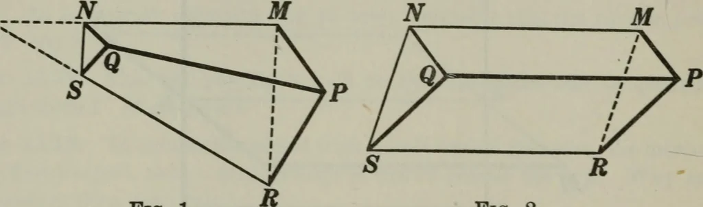An illustration from Plane and solid geometry, 1912, leaf 315