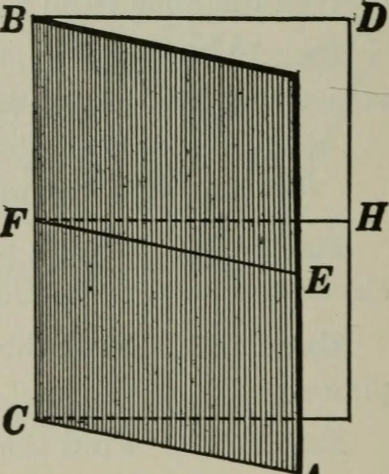 An illustration from Plane and solid geometry, 1912, leaf 333