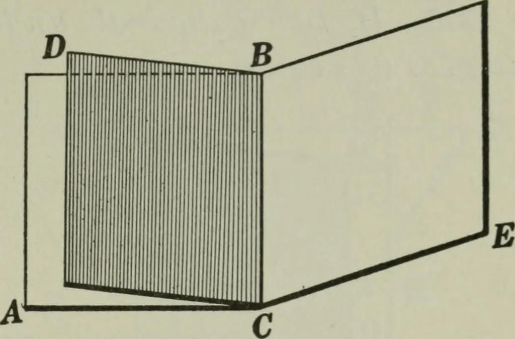 An illustration from Plane and solid geometry, 1912, leaf 334