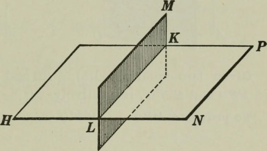 An illustration from Plane and solid geometry, 1912, leaf 334