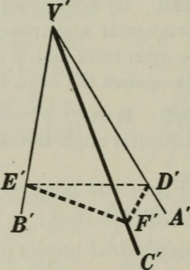 An illustration from Plane and solid geometry, 1912, leaf 349