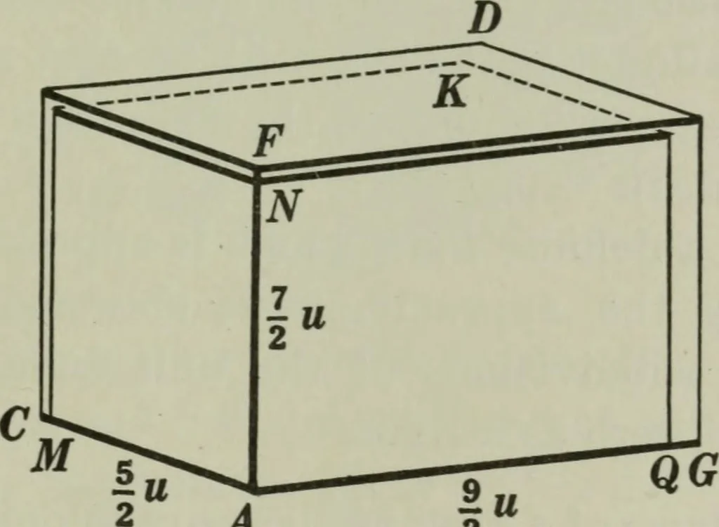 An illustration from Plane and solid geometry, 1912, leaf 370