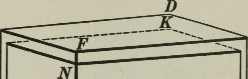 An illustration from Plane and solid geometry, 1912, leaf 373