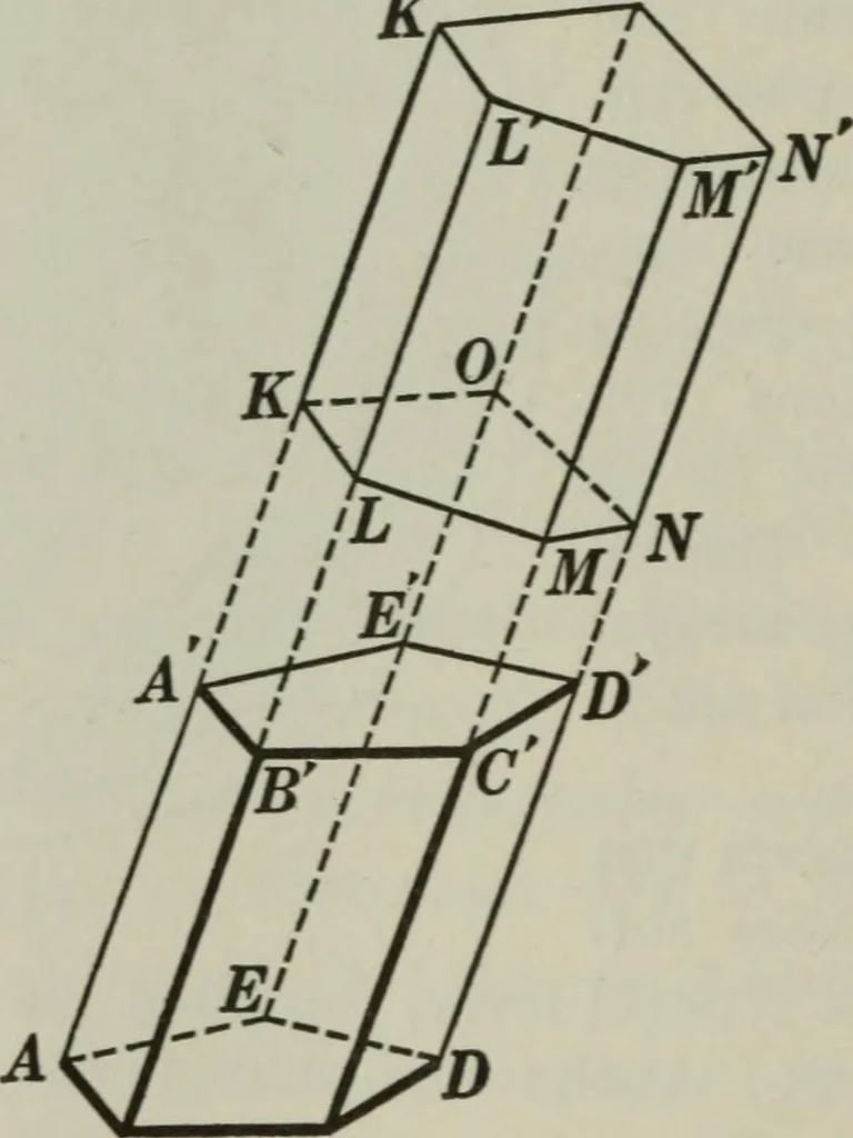 An illustration from Plane and solid geometry, 1912, leaf 377