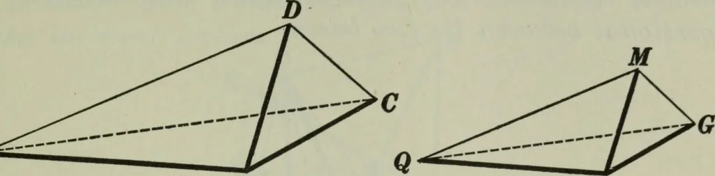 An illustration from Plane and solid geometry, 1912, leaf 388