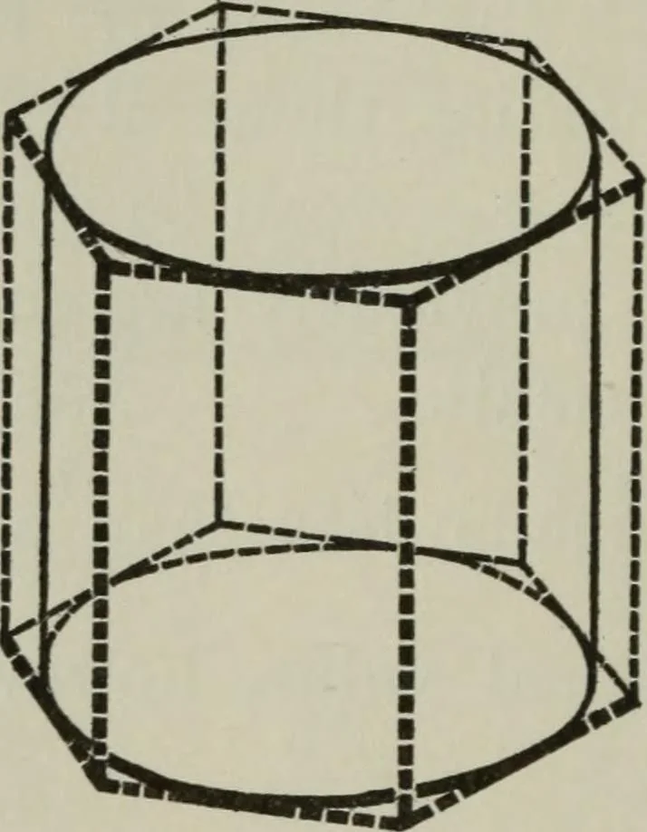 An illustration from Plane and solid geometry, 1912, leaf 407