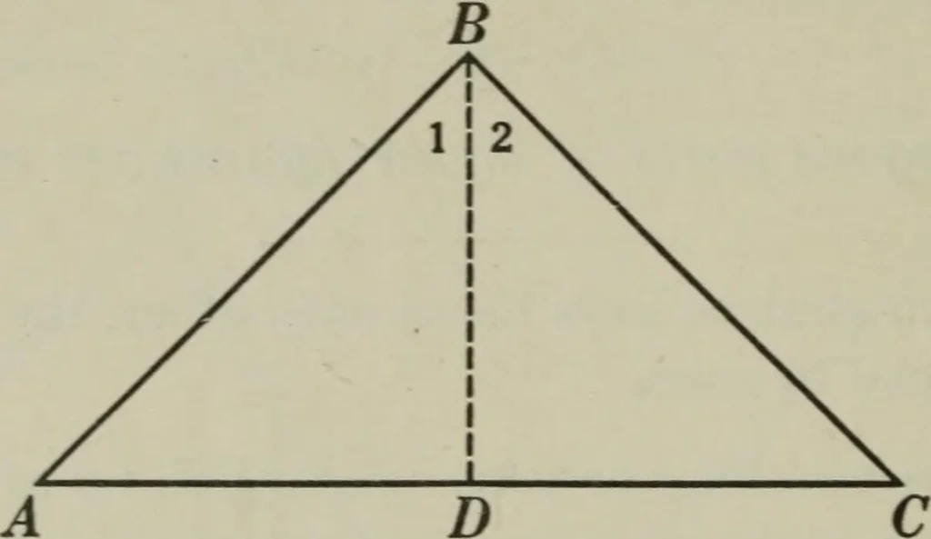 An illustration from Plane and solid geometry, 1912, leaf 41