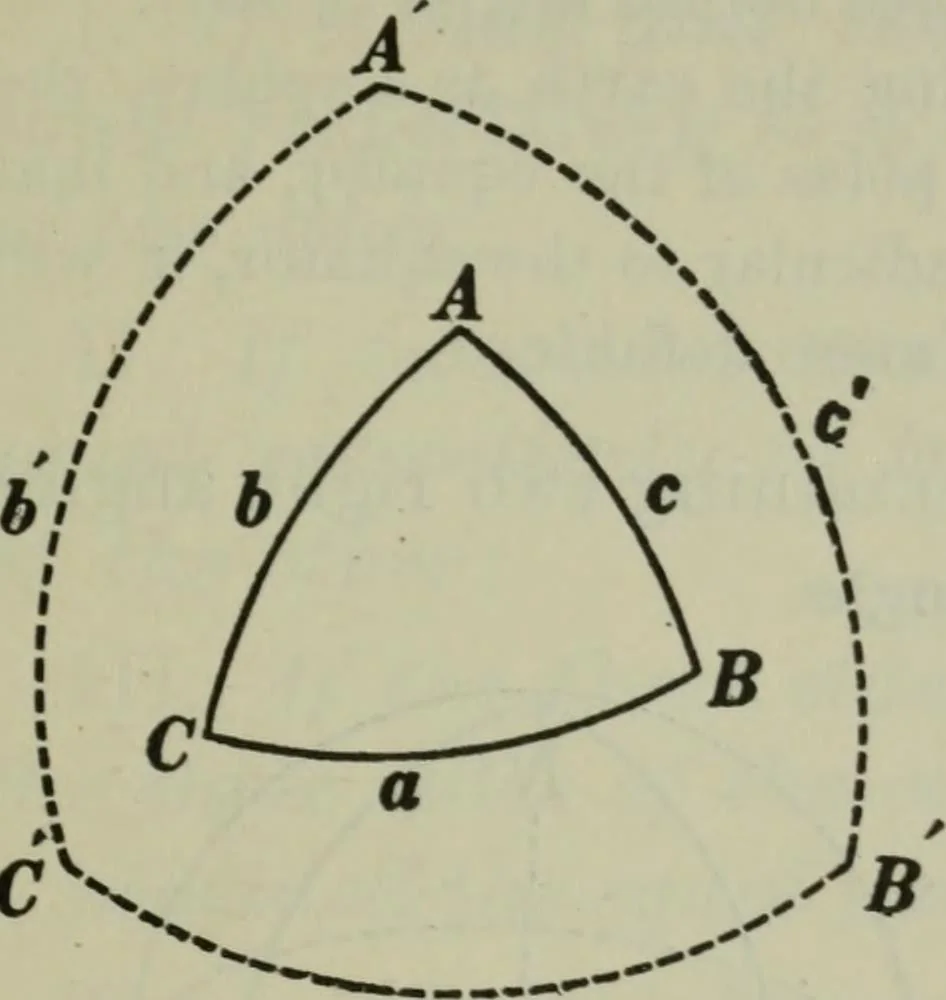 An illustration from Plane and solid geometry, 1912, leaf 446