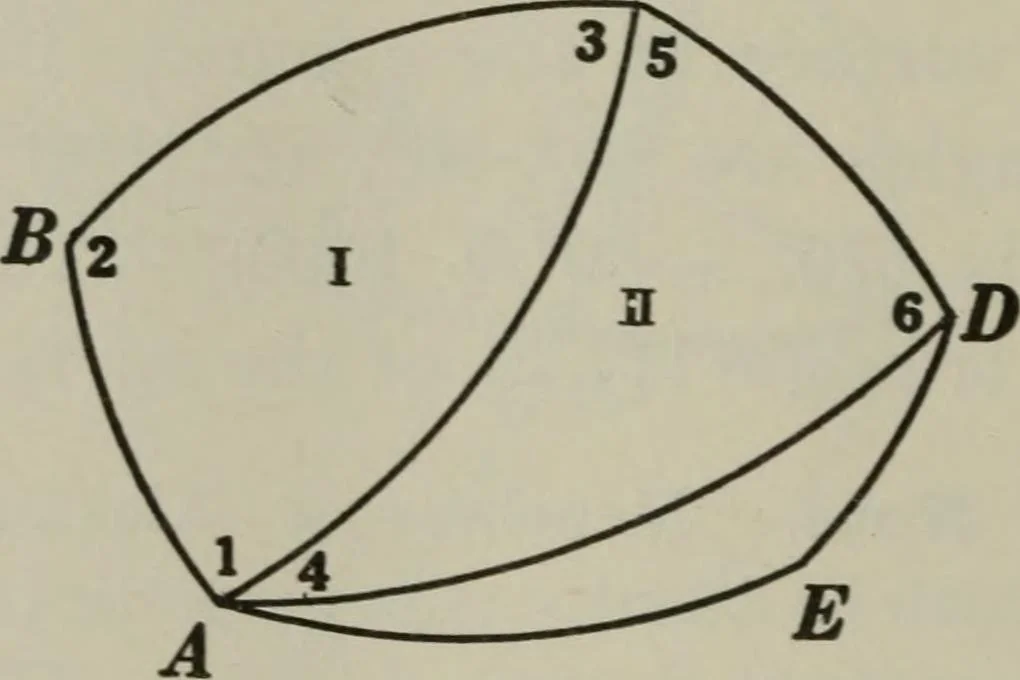 An illustration from Plane and solid geometry, 1912, leaf 467