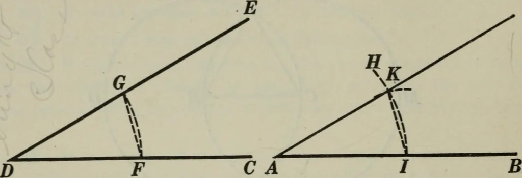 An illustration from Plane and solid geometry, 1912, leaf 49