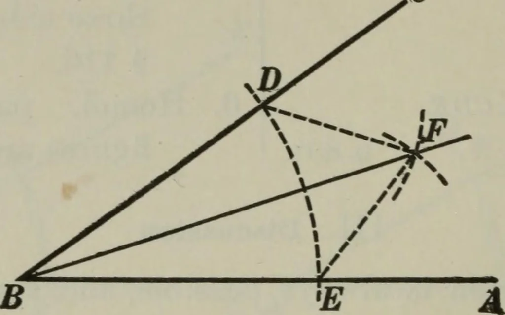 An illustration from Plane and solid geometry, 1912, leaf 51