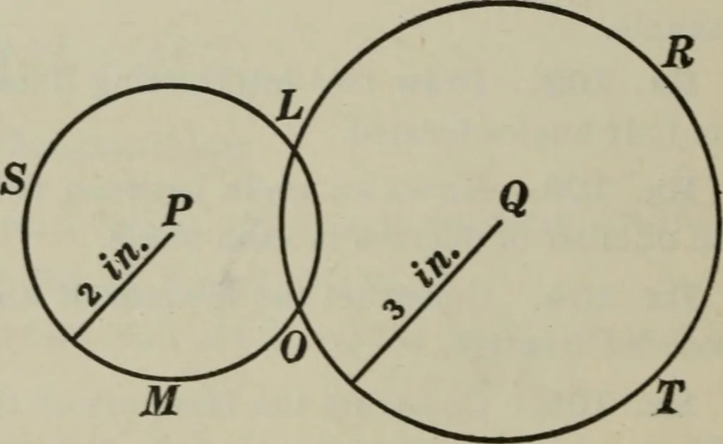 An illustration from Plane and solid geometry, 1912, leaf 53