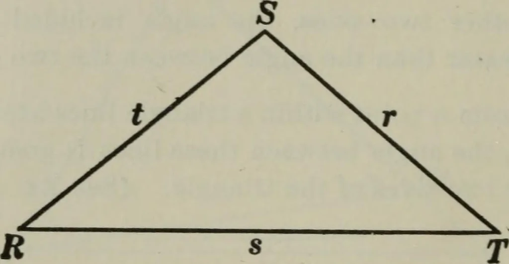 An illustration from Plane and solid geometry, 1912, leaf 67