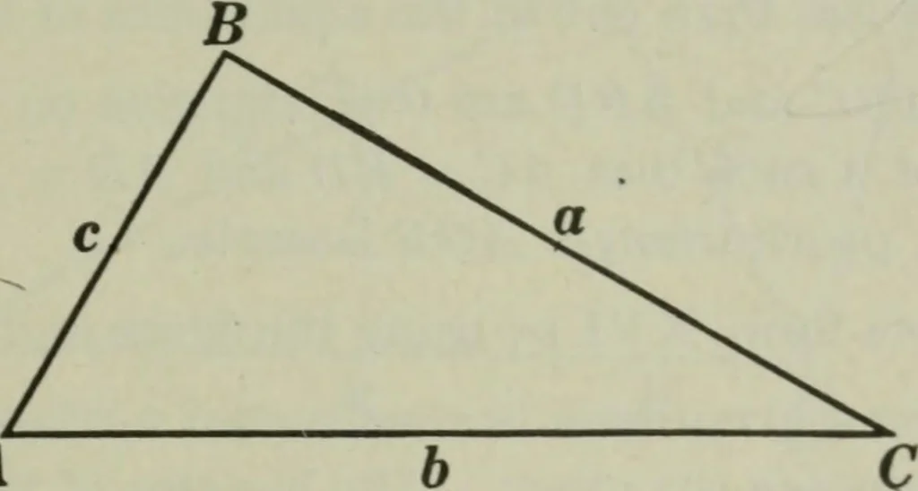 An illustration from Plane and solid geometry, 1912, leaf 68
