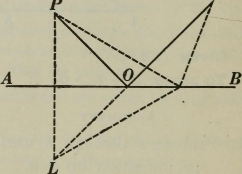 An illustration from Plane and solid geometry, 1912, leaf 71