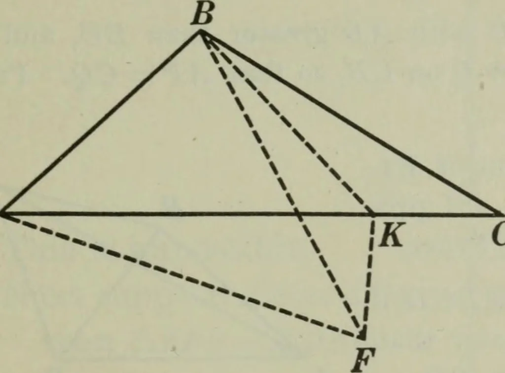 An illustration from Plane and solid geometry, 1912, leaf 72