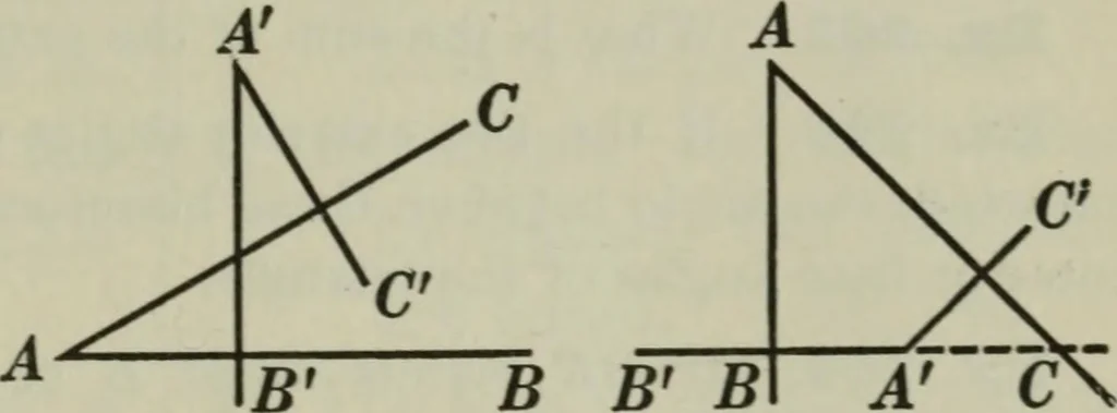 An illustration from Plane and solid geometry, 1912, leaf 90