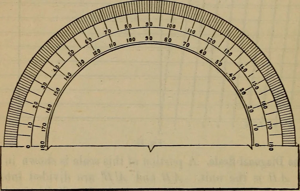 An illustration from Plane and spherical trigonometry, 1887, leaf 193