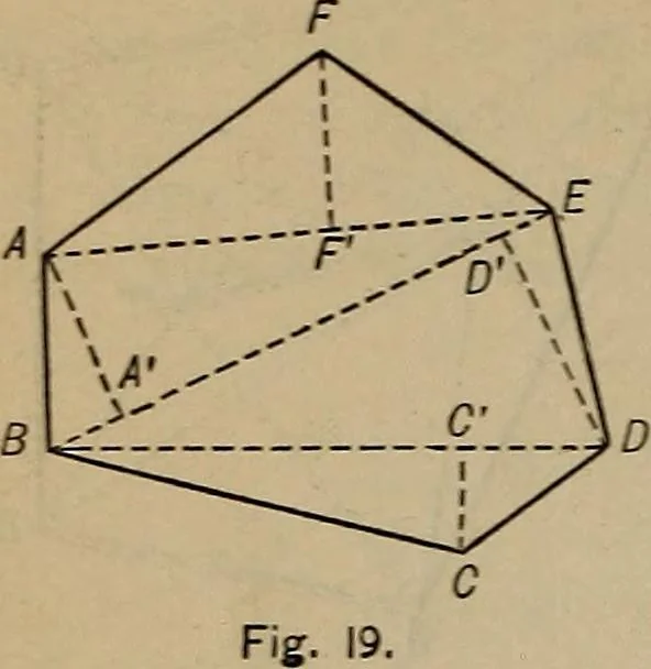 An illustration from Plane and spherical trigonometry, 1887, leaf 197