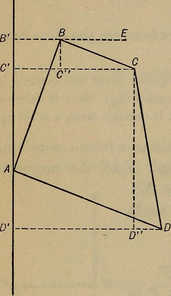 An illustration from Plane and spherical trigonometry, 1887, leaf 199