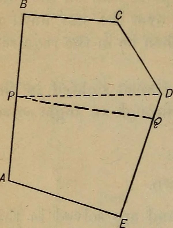 An illustration from Plane and spherical trigonometry, 1887, leaf 213