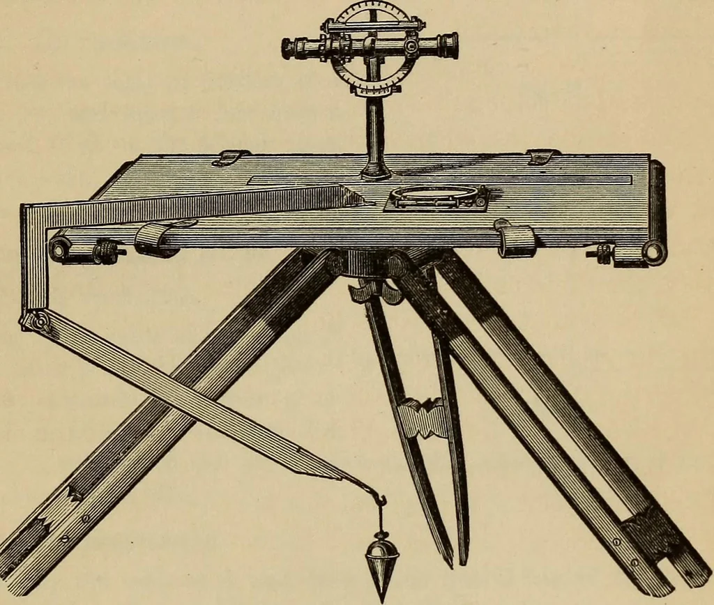 An illustration from Plane and spherical trigonometry, 1887, leaf 222