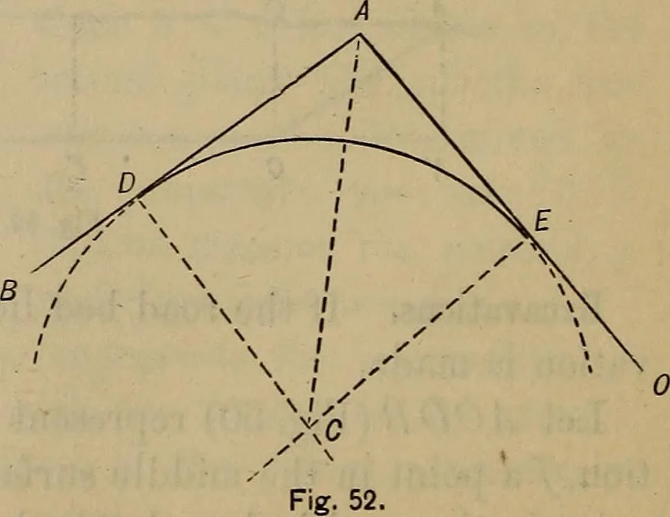 An illustration from Plane and spherical trigonometry, 1887, leaf 243