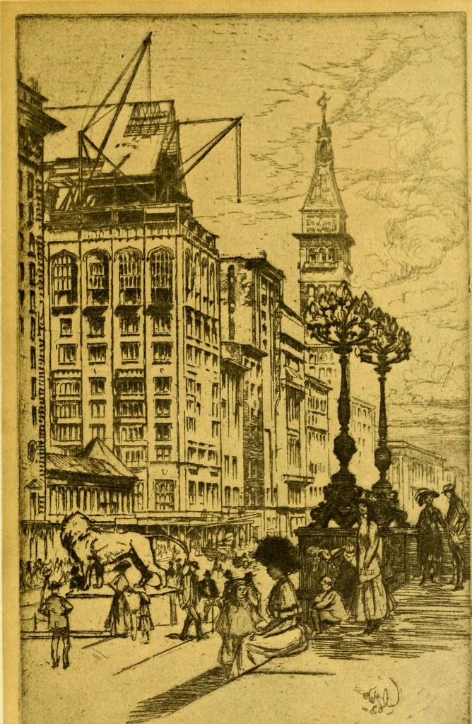 An illustration from Planning a world metropolis, 1909, leaf 20