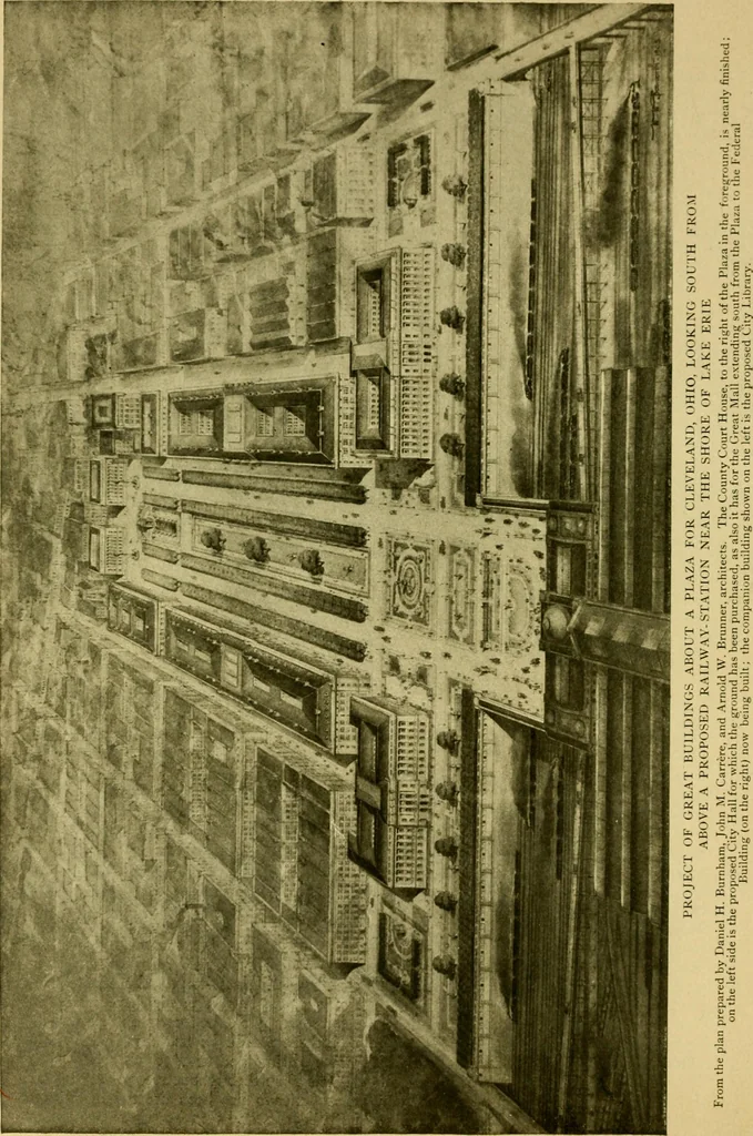 An illustration from Planning a world metropolis, 1909, leaf 37