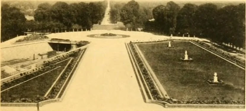 An illustration from Plan of Chicago prepared under the direction of the Commercial club during the years 1906, 1907, and 1908, 1909, leaf 100