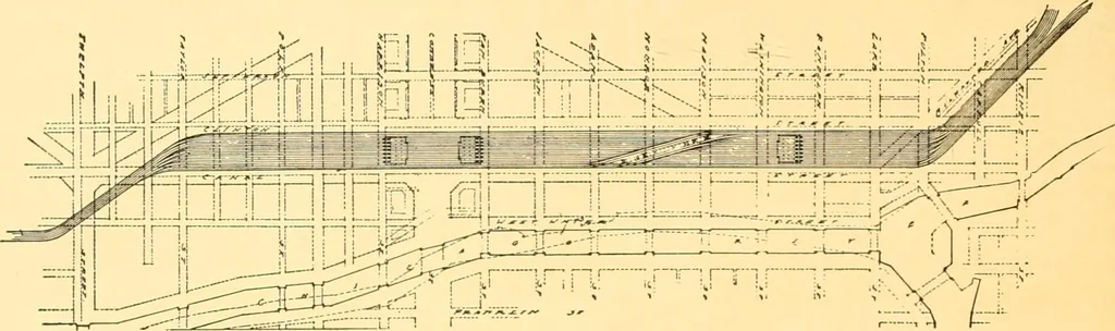 An illustration from Plan of Chicago prepared under the direction of the Commercial club during the years 1906, 1907, and 1908, 1909, leaf 117