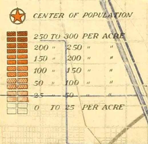 An illustration from Plan of Chicago prepared under the direction of the Commercial club during the years 1906, 1907, and 1908, 1909, leaf 139