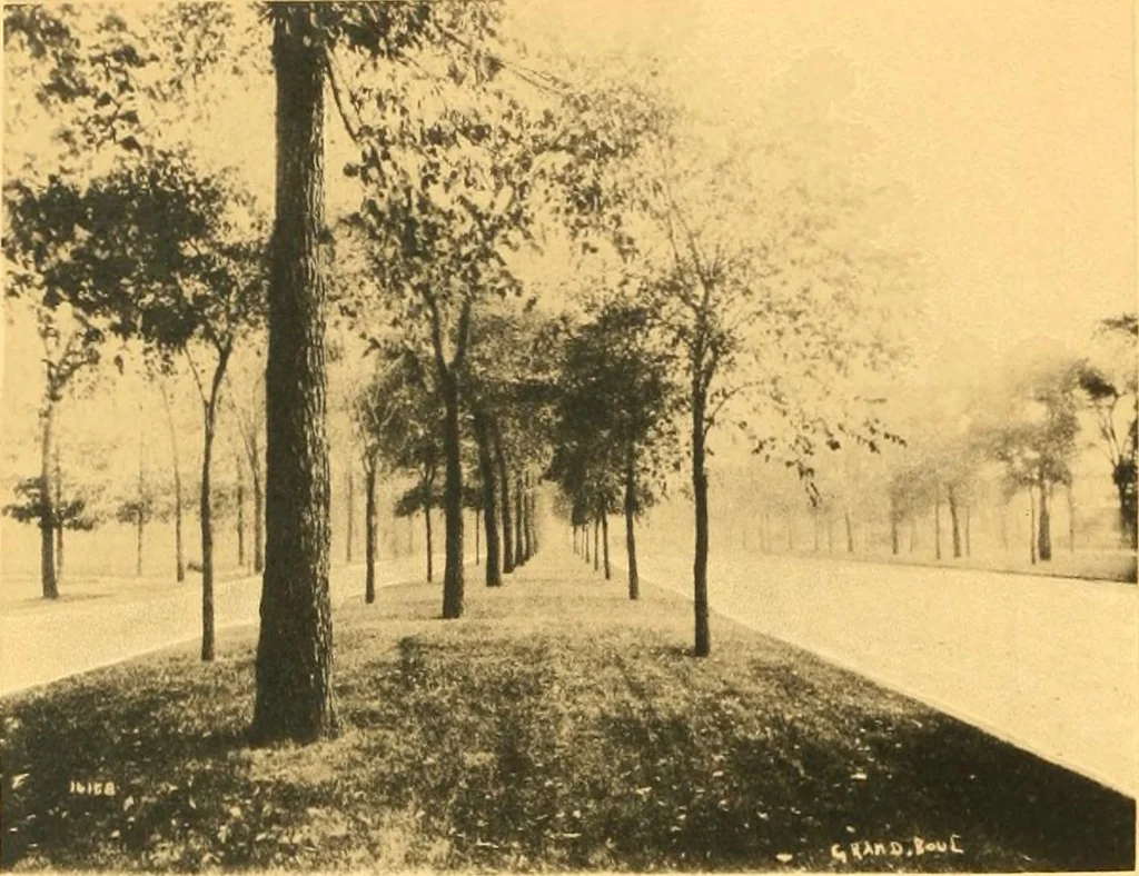 An illustration from Plan of Chicago prepared under the direction of the Commercial club during the years 1906, 1907, and 1908, 1909, leaf 149