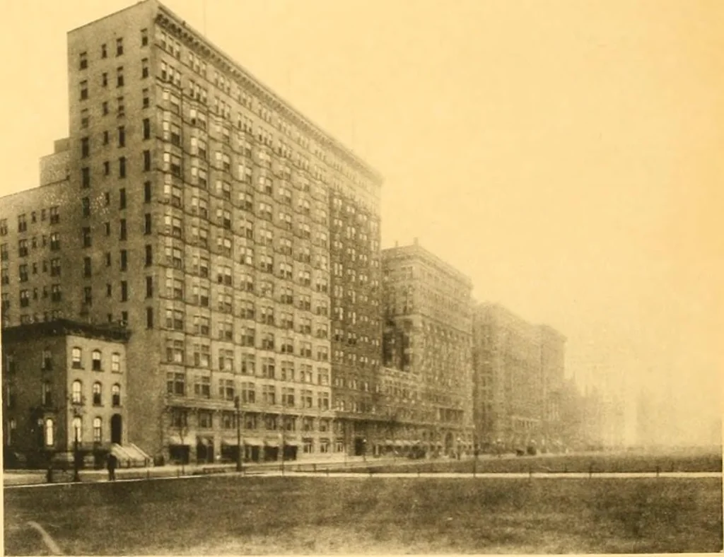 An illustration from Plan of Chicago prepared under the direction of the Commercial club during the years 1906, 1907, and 1908, 1909, leaf 151
