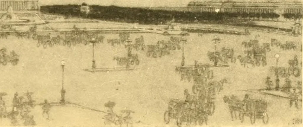 An illustration from Plan of Chicago prepared under the direction of the Commercial club during the years 1906, 1907, and 1908, 1909, leaf 158