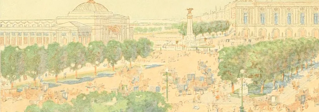 An illustration from Plan of Chicago prepared under the direction of the Commercial club during the years 1906, 1907, and 1908, 1909, leaf 171