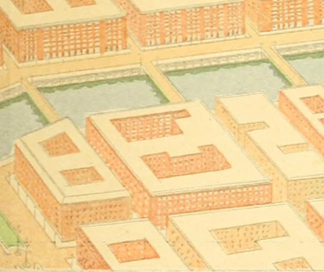 An illustration from Plan of Chicago prepared under the direction of the Commercial club during the years 1906, 1907, and 1908, 1909, leaf 180