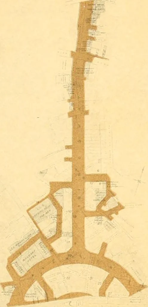 An illustration from Plan of Chicago prepared under the direction of the Commercial club during the years 1906, 1907, and 1908, 1909, leaf 47