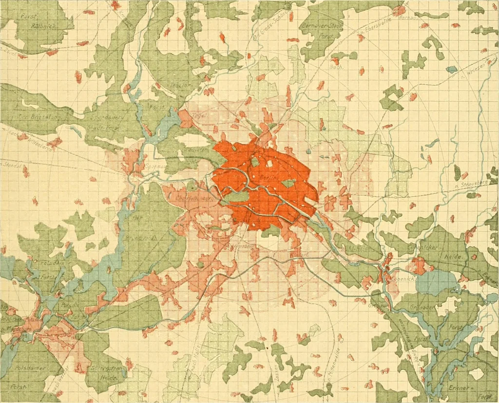 An illustration from Plan of Chicago prepared under the direction of the Commercial club during the years 1906, 1907, and 1908, 1909, leaf 78