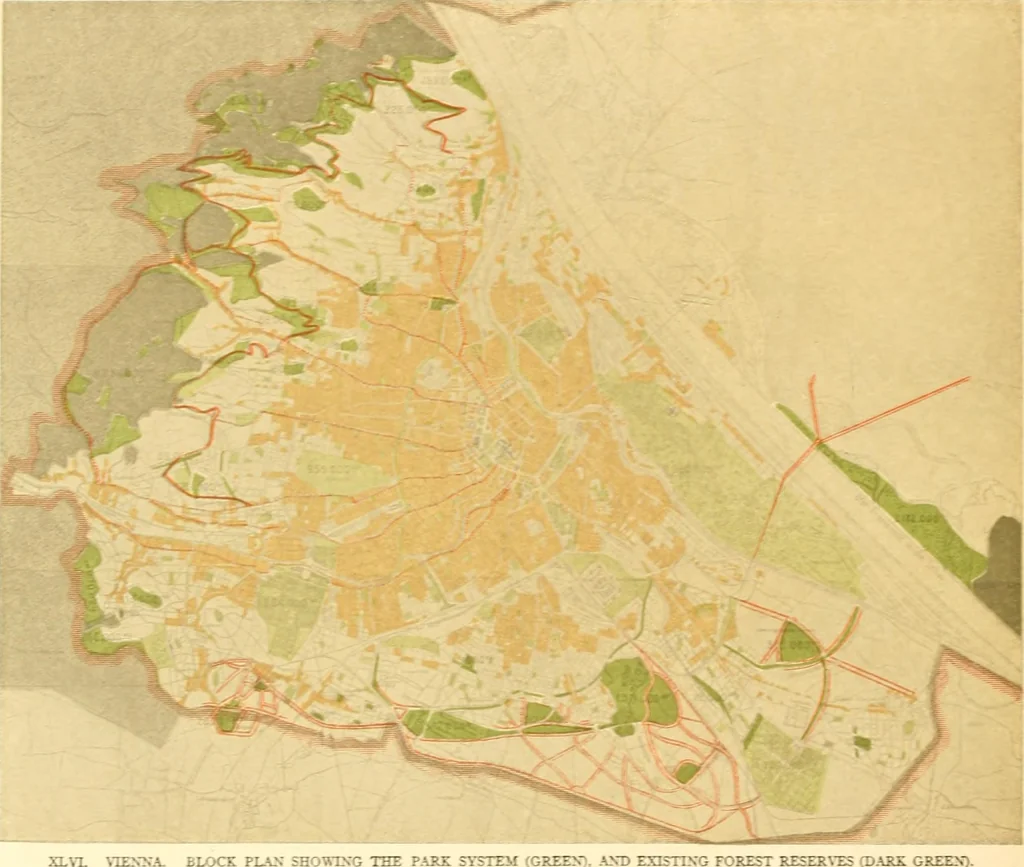 An illustration from Plan of Chicago prepared under the direction of the Commercial club during the years 1906, 1907, and 1908, 1909, leaf 79